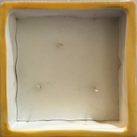 Holiday Christmas Candle reindeer CERAMIC 5-1/2” Cube - Picture 8 of 8